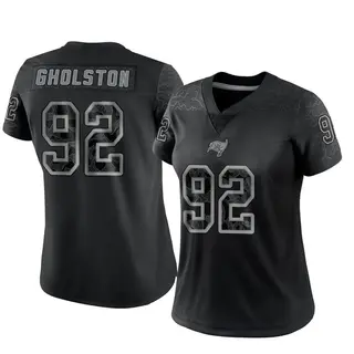Tampa Bay Buccaneers Women's William Gholston Limited Reflective Jersey - Black