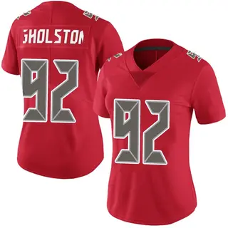 Tampa Bay Buccaneers Women's William Gholston Limited Team Color Vapor Untouchable Jersey - Red