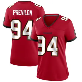 Tampa Bay Buccaneers Women's Willington Previlon Game Team Color Jersey - Red