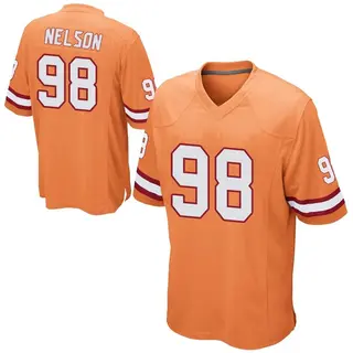 Tampa Bay Buccaneers Youth Anthony Nelson Game Alternate Jersey - Orange