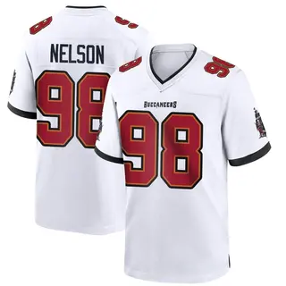 Tampa Bay Buccaneers Youth Anthony Nelson Game Jersey - White