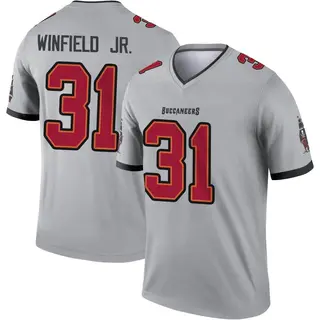 Tampa Bay Buccaneers Youth Antoine Winfield Jr. Legend Inverted Jersey - Gray