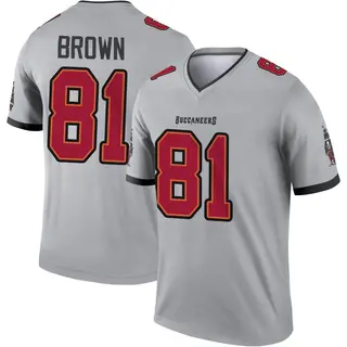 Tampa Bay Buccaneers Youth Antonio Brown Legend Inverted Jersey - Gray