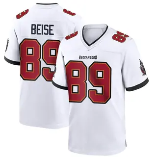 Tampa Bay Buccaneers Youth Ben Beise Game Jersey - White