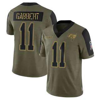Tampa Bay Buccaneers Youth Blaine Gabbert Limited 2021 Salute To Service Jersey - Olive