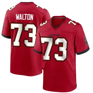 Tampa Bay Buccaneers Youth Brandon Walton Game Team Color Jersey - Red