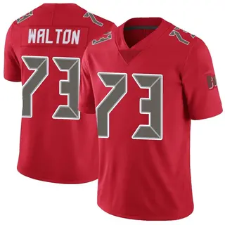 Tampa Bay Buccaneers Youth Brandon Walton Limited Color Rush Jersey - Red