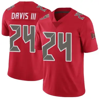 Tampa Bay Buccaneers Youth Carlton Davis III Limited Color Rush Jersey - Red