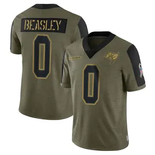 Tampa Bay Buccaneers Youth Cole Beasley Limited 2021 Salute To Service Jersey - Olive