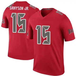 Tampa Bay Buccaneers Youth Cyril Grayson Jr. Legend Color Rush Jersey - Red