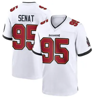 Tampa Bay Buccaneers Youth Deadrin Senat Game Jersey - White
