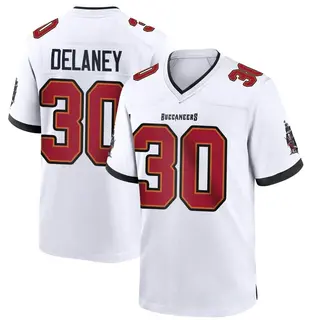 Tampa Bay Buccaneers Youth Dee Delaney Game Jersey - White