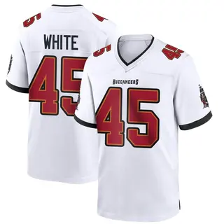 Tampa Bay Buccaneers Youth Devin White Game Jersey - White