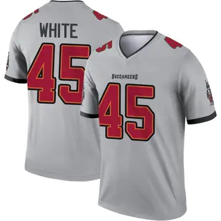 Tampa Bay Buccaneers Youth Devin White Legend Inverted Jersey - Gray