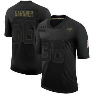 Tampa Bay Buccaneers Youth Don Gardner Limited 2020 Salute To Service Jersey - Black