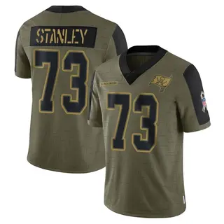 Tampa Bay Buccaneers Youth Donell Stanley Limited 2021 Salute To Service Jersey - Olive