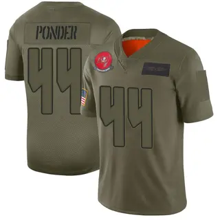 Tampa Bay Buccaneers Youth Elijah Ponder Limited 2019 Salute to Service Jersey - Camo