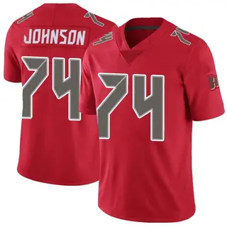 Tampa Bay Buccaneers Youth Fred Johnson Limited Color Rush Jersey - Red