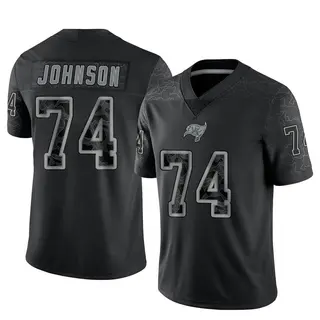 Tampa Bay Buccaneers Youth Fred Johnson Limited Reflective Jersey - Black