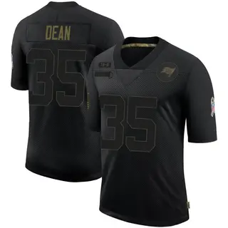 Tampa Bay Buccaneers Youth Jamel Dean Limited 2020 Salute To Service Jersey - Black