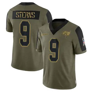 Tampa Bay Buccaneers Youth Jerreth Sterns Limited 2021 Salute To Service Jersey - Olive
