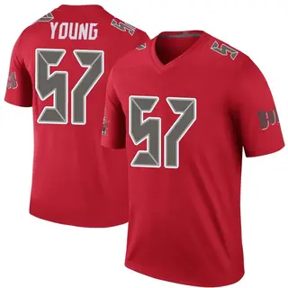 Tampa Bay Buccaneers Youth Jordan Young Legend Color Rush Jersey - Red