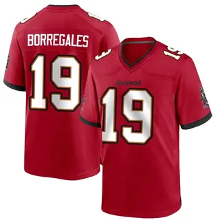 Tampa Bay Buccaneers Youth Jose Borregales Game Team Color Jersey - Red
