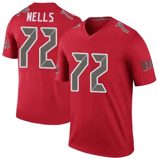 Tampa Bay Buccaneers Youth Josh Wells Legend Color Rush Jersey - Red
