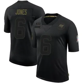 Tampa Bay Buccaneers Youth Julio Jones Limited 2020 Salute To Service Jersey - Black
