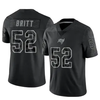 Tampa Bay Buccaneers Youth K.J. Britt Limited Reflective Jersey - Black