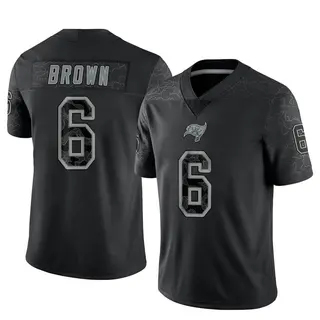 Tampa Bay Buccaneers Youth Kameron Brown Limited Reflective Jersey - Black