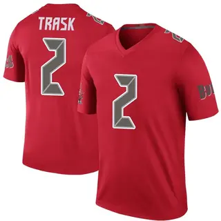 Tampa Bay Buccaneers Youth Kyle Trask Legend Color Rush Jersey - Red