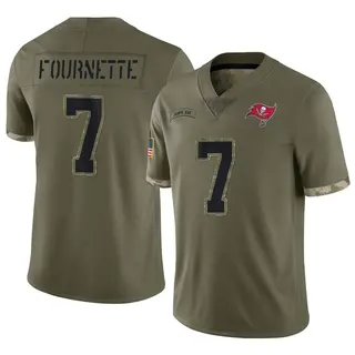 Tampa Bay Buccaneers Youth Leonard Fournette Limited 2022 Salute To Service Jersey - Olive