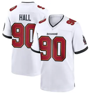 Tampa Bay Buccaneers Youth Logan Hall Game Jersey - White