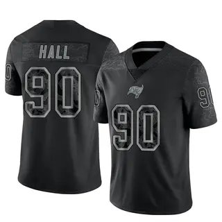 Tampa Bay Buccaneers Youth Logan Hall Limited Reflective Jersey - Black