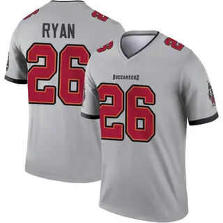 Tampa Bay Buccaneers Youth Logan Ryan Legend Inverted Jersey - Gray