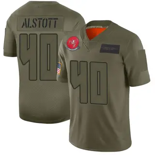 Tampa Bay Buccaneers Youth Mike Alstott Limited 2019 Salute to Service Jersey - Camo