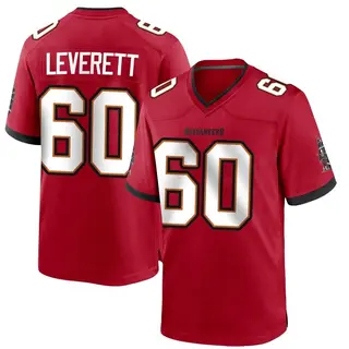 Tampa Bay Buccaneers Youth Nick Leverett Game Team Color Jersey - Red