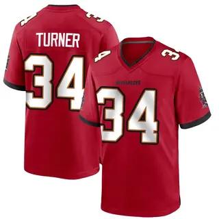 Tampa Bay Buccaneers Youth Nolan Turner Game Team Color Jersey - Red