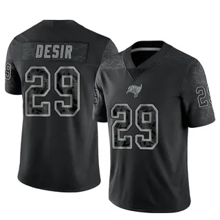 Tampa Bay Buccaneers Youth Pierre Desir Limited Reflective Jersey - Black