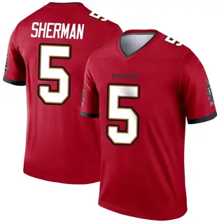 Tampa Bay Buccaneers Youth Richard Sherman Legend Jersey - Red