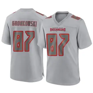 Tampa Bay Buccaneers Youth Rob Gronkowski Game Atmosphere Fashion Jersey - Gray