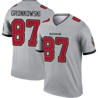 Tampa Bay Buccaneers Youth Rob Gronkowski Legend Inverted Jersey - Gray