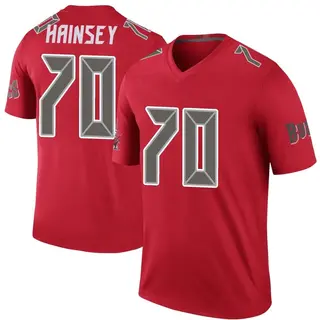 Tampa Bay Buccaneers Youth Robert Hainsey Legend Color Rush Jersey - Red