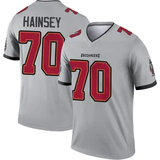 Tampa Bay Buccaneers Youth Robert Hainsey Legend Inverted Jersey - Gray