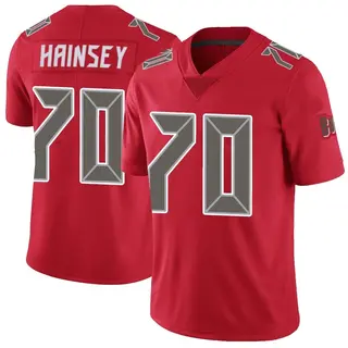 Tampa Bay Buccaneers Youth Robert Hainsey Limited Color Rush Jersey - Red