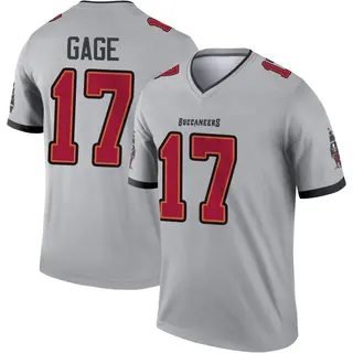 Tampa Bay Buccaneers Youth Russell Gage Legend Inverted Jersey - Gray