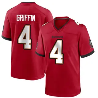 Tampa Bay Buccaneers Youth Ryan Griffin Game Team Color Jersey - Red