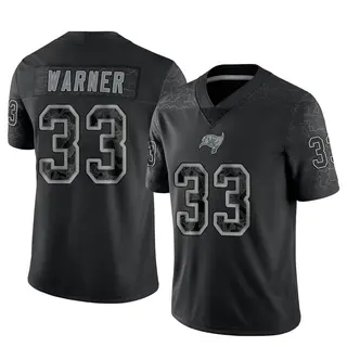 Tampa Bay Buccaneers Youth Troy Warner Limited Reflective Jersey - Black