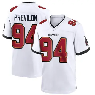Tampa Bay Buccaneers Youth Willington Previlon Game Jersey - White